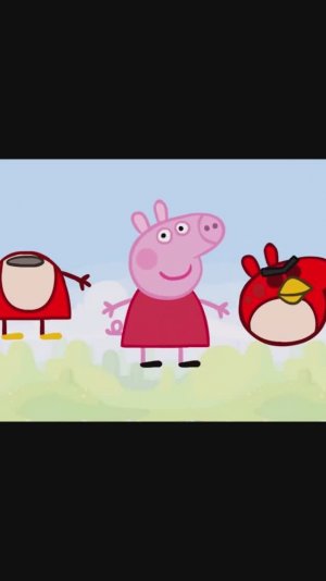 Что если нарядить Свинку Пеппу в костюмы Angry Birds. Часть 1.