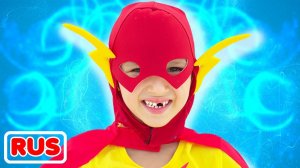 Влад и Ники. Влад становится супергероем и помогает Ники! Видео для детей.