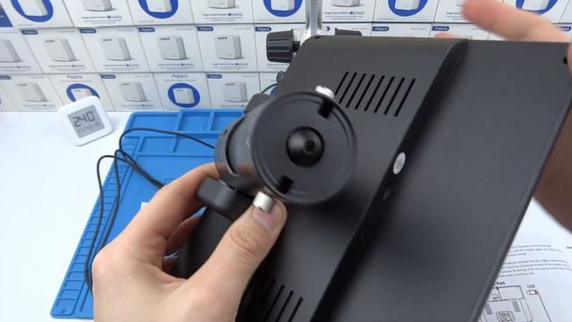 Цифровой микроскоп для пайки Andonstar AD209 1080P с большим ЖК-экраном и сменными объективами смотреть онлайн