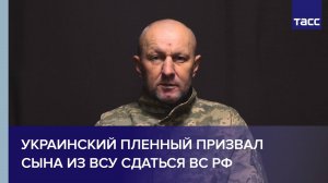 Украинский пленный призвал сына из ВСУ сдаться ВС РФ