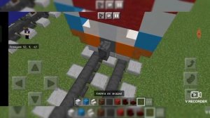 Локомотив ЭП2К строительство в Minecraft