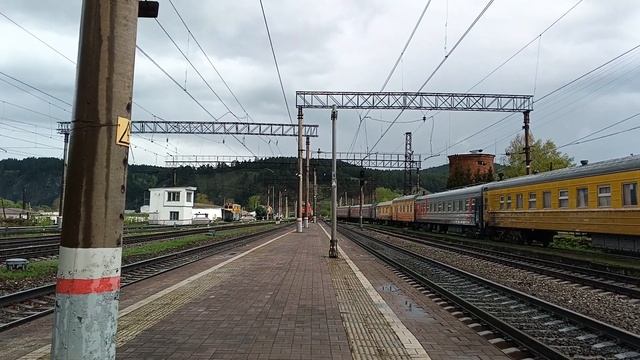 Эп2К-095 с пассажирским поездом номер 102Й "Пенза 1– Нижне смотреть онлайн