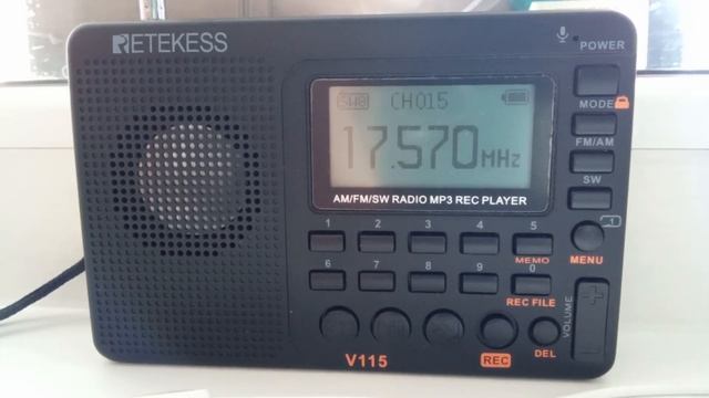 Retekess v115. Сканирование SW, FM, AM диапазонов в Астане 18 март смотреть онлайн