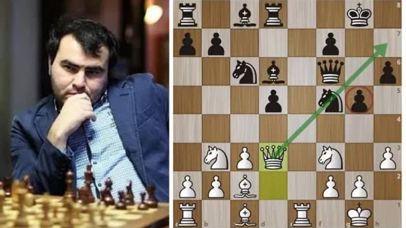 Ш.Мамедьяров-В.Иванчук： Азартная ЖЕРТВА качества и тонкий ход ФЕРЗЕМ! Олимпиада 2020 ! Шахматы.