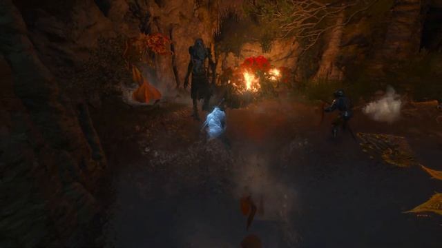 The Witcher 3 Wild Hunt  Сильный монстр из тусента Гротник Боров? смотреть онлайн