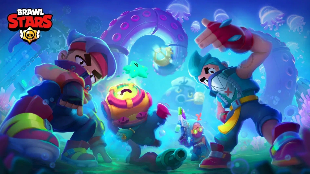 Бои на Олли и Луми.Brawl stars