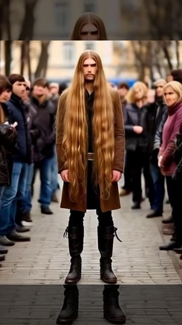 Идеальная мужская внешность! 
 #длинноволосый #длинные_волосы #Longhairmen