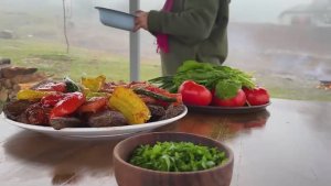 Стейки из говяжьей печени - Готовим на костре Азербайджанская Кухня Деревенская Кухня  Рецепты