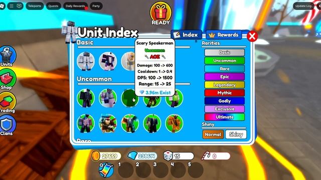 🎁КАК ЛЕГКО ПОЛУЧИТЬ ВСЕ *Индекс Награды* В Toilet Tower Defense смотреть онлайн