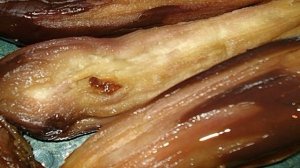 Греческий салат из баклажанов