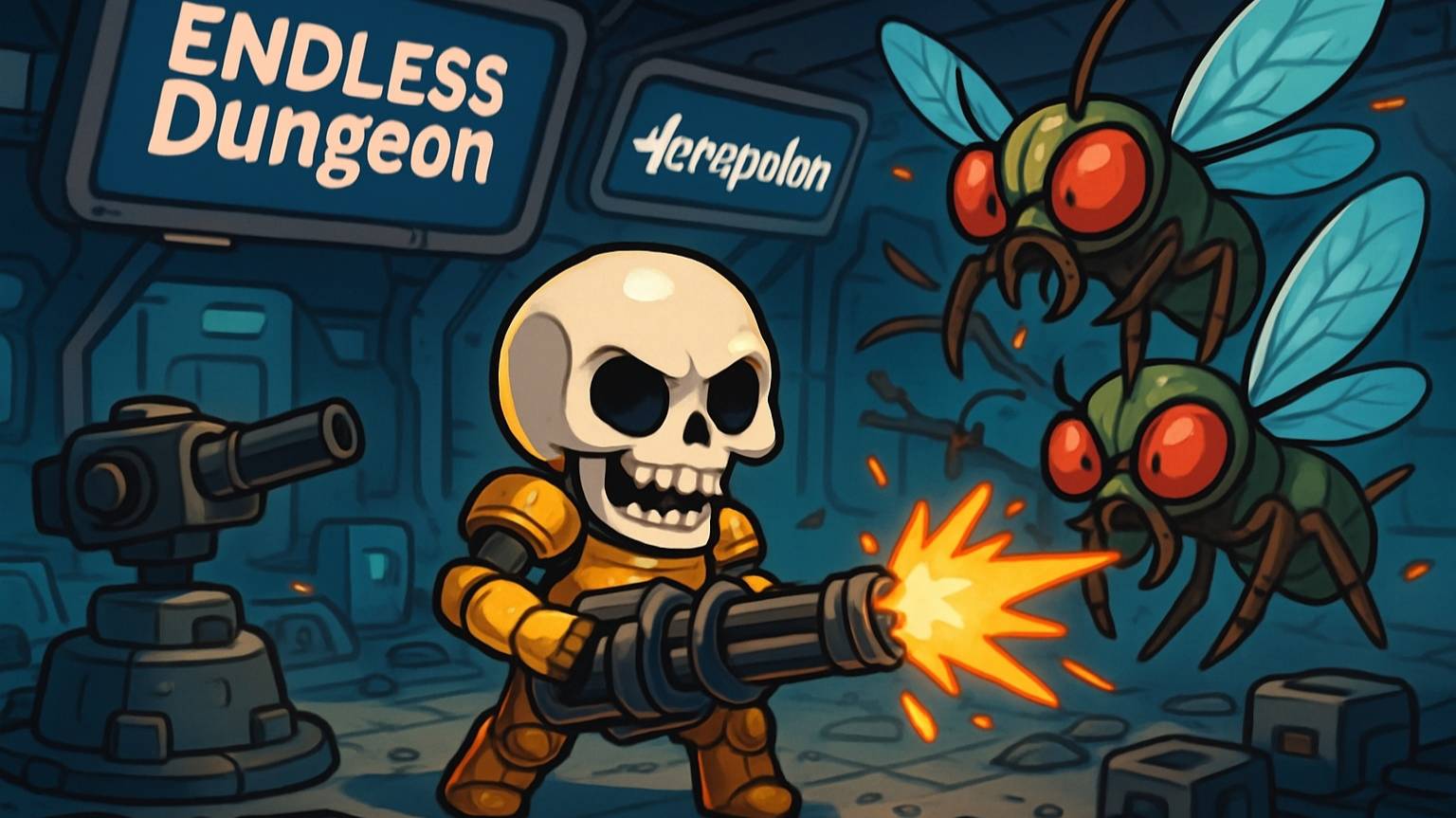 ENDLESS DUNGEON Интересный рогалик с видом с верху