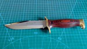 Восстановление и заточка ножа Aitor Bowie Jr