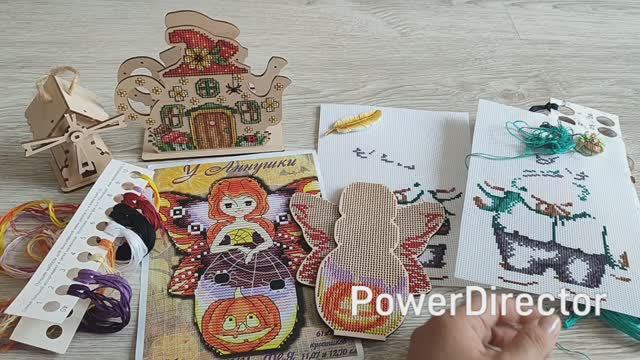 Моя вышивальная неделя со 2 по 8 июня / Страшила /вышивка на пластике/Хэллоуин Фея/вышивка на дереве смотреть онлайн