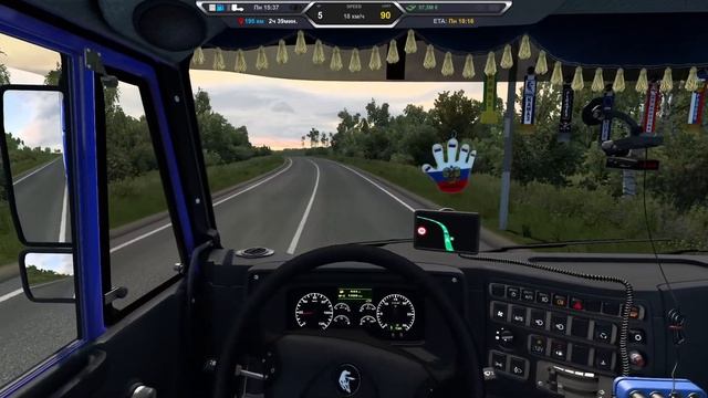 КАТАЕМСЯ ПО БОЛЬШОЙ СБОРКЕ ,ПО РОССИИ.1.49  РУЛЬ MOZA R5 КПП