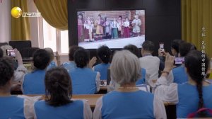 Эпизод онлайн-встречи хора русской песни "Калинка" и Театра народной драмы (Иркутск)