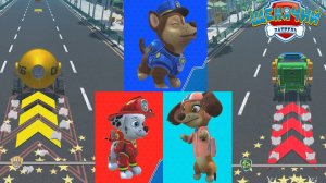 Щенячий Патруль в Кино, Бег с Препятствями Либерти, Гонщик и Маршал, Гонки Крепыш и Роки