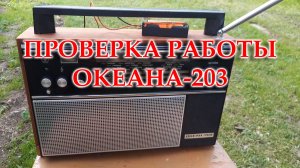 Проверяю работу Океана 203
