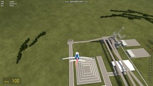 Garry`s Mod Гаррис Мод Авиакатастрофы Самолёт Упал Землю