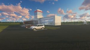 Аэропорт "Вытегра" (3D графика)