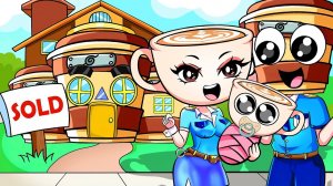 СЕМЬЯ ДЕВУШКИ-ПОЛИЦЕЙСКОГО, БАЛЕРИНЫ КАПУЧЧИНО, ПОКУПАЕТ НОВЫЙ ДОМ 🏠✨/ Анимация Спрунки