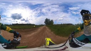 Мото 360 Kawasaki kx65, на Insta360 X3 Ученик 3 в детской мотошколе
