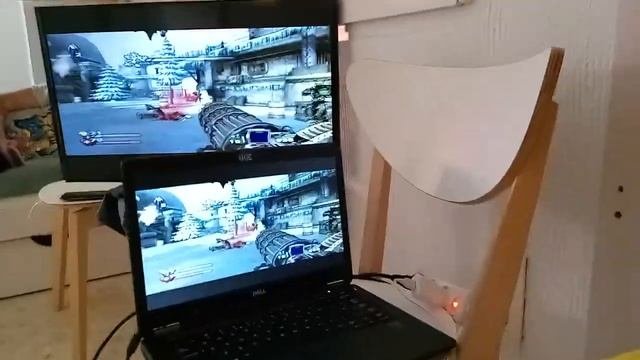 дублирование экрана на ноутбук на телевизор через Hdmi S