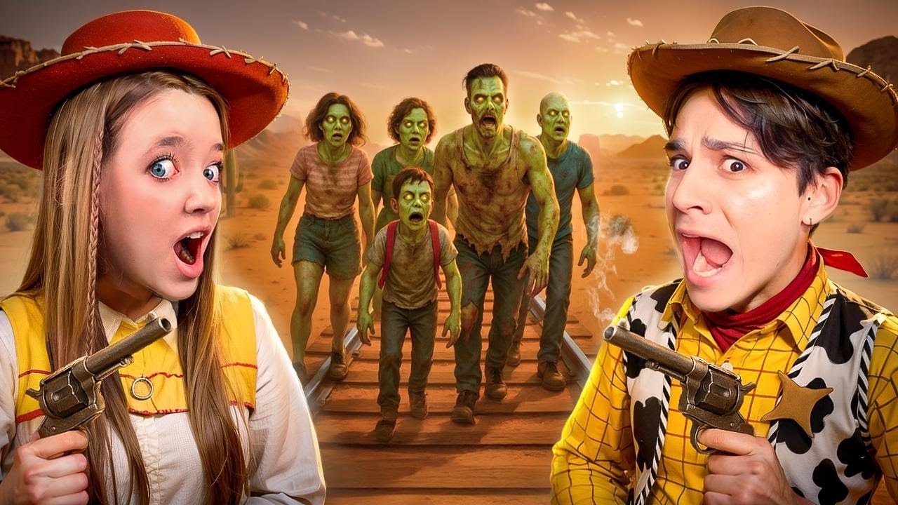 СБЕЖАЛ с КВИНКОЙ от ЗОМБИ на ПОЕЗДЕ в DEAD RAILS в ROBLOX!