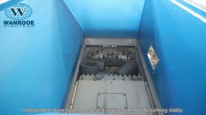 Одновальный шредер для измельчения пластиковых труб из ПВХ