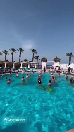 Спортивная анимация в отеле Crystal Flora 5* (Турция, Кемер, Бельдиби-2)