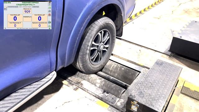 Управление тормозным стендом с помощью планшета Android смотреть онлайн