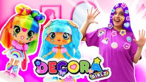 💇♀️Играем в куклы Decora Girlz и салон красоты - наряжаем куколок и делаем им модные прически!