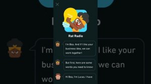 Rat Radio  (Ideas With Bea) - DuoLingo Listening Comprehension (En-Ru)
