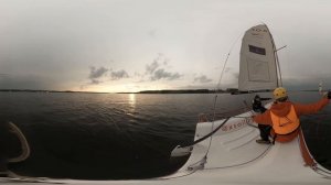 Гонки на лодках МХ700 клуба X-Sailing на пироговском водохранилище. Тренировка старта.
