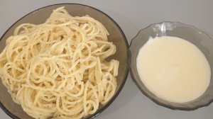 Паста и соус Альфредо