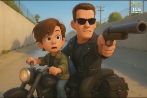 «Терминатор-2» в стиле Pixar.