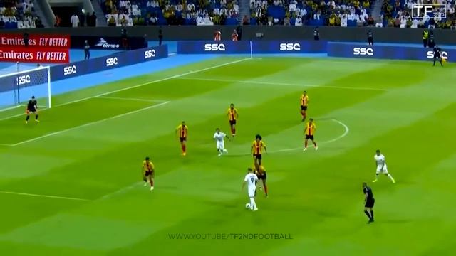 Карим Бензима . Первый матч за Ал-Иттихад и забил гол. смотреть онлайн