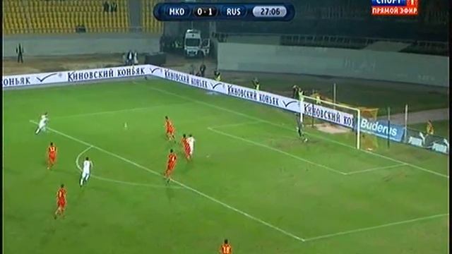 ЧЕ-2012. Матч Македония - Россия. 1-й тайм смотреть онлайн