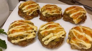 Очень вкусный и сытный ужин Подойдет и для праздничного стола Быстро и вкусно! Мясные стожки