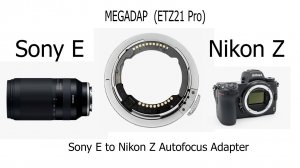 Переходник MEGADAP Sony E to Nikon Z Autofocus Adapter (ETZ21 Pro)