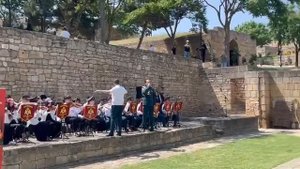 Патриотический концерт с участием военного оркестра 102-й отдельной бригады оперативного назначения