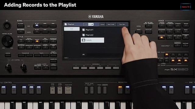 Yamaha SX920 / SX720. Часть 7. Как пользоваться плейлистом смотреть онлайн