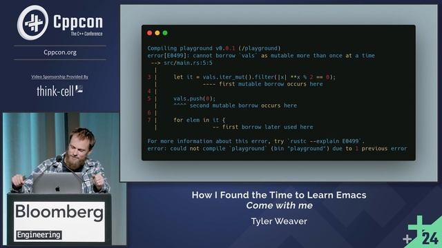 Lightning Talk Rust Programming in 5 Minutes - Tyler Weaver - CppCon 2024