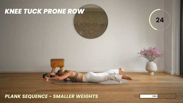 40-минутная тренировка  POWER  PILATES  для всего тела с весами
