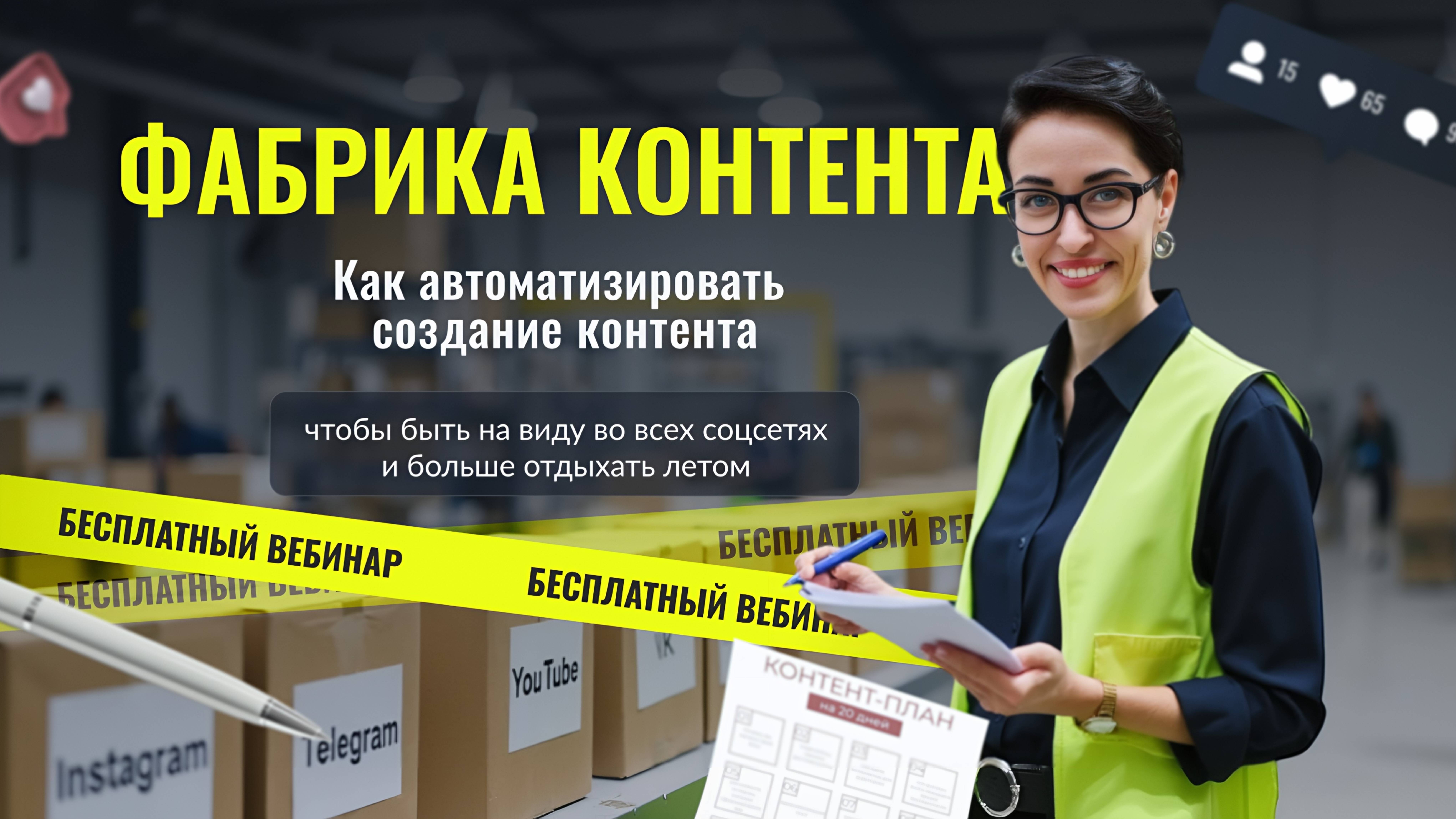 ВЕБИНАР "ФАБРИКА КОНТЕНТА"