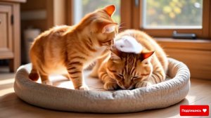 Котик - мама заболела