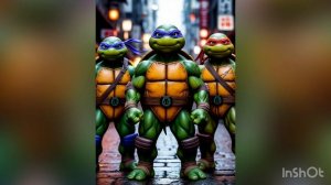 Черепашки-ниндзя.