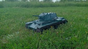 Испытание танка КВ-1, распечатанного на 3D принтере