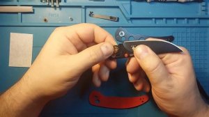 Нож Kizer Chili Pepper V3601C1 разборка,обслуживание.