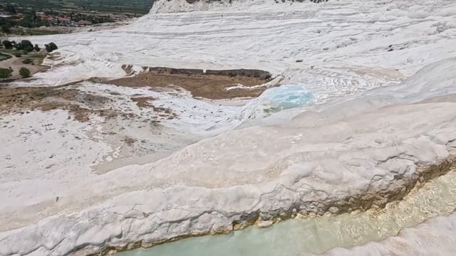 Травертины Памуккале. Турция  Pamukkale Travertines in Turkey