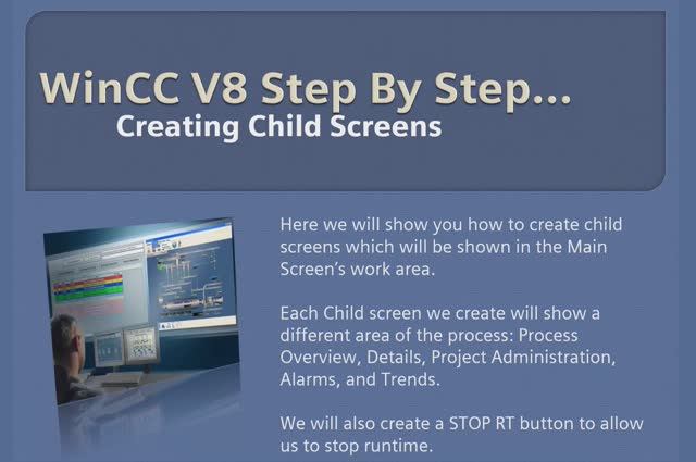 WinCC v8.0 Step By Step 8 Create Process Screens Learn SCADA Programming #winccguru